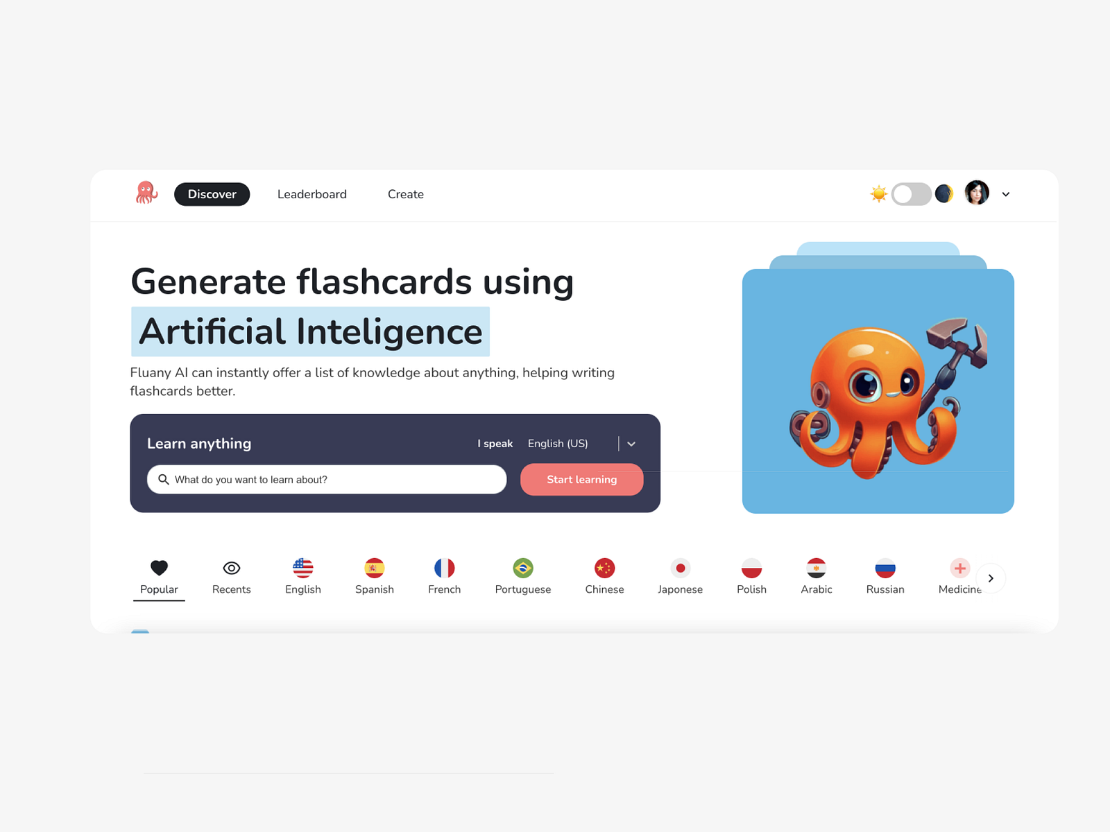 Fluany new interface AI by Sarah Figueredo on Dribbble
