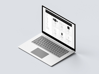 Product catalog adaptive web design catalog minimalistic ui