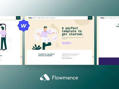 Dolce – Startup Webflow Template startup webdesign webflow