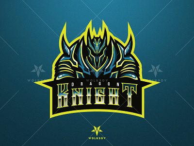 Dragon Knight Mascot Logo ai design designs esport gaming graphic design icon illustration illustrator logo logodesign mascotlogo sport vector youtube