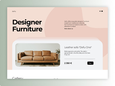 Designer Furniture app branding design graphic design logo minimal ui ux web website