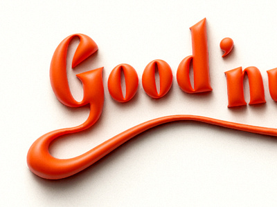 Good Enough (exploration) 3d design graphic lettering logo type typography wordmark