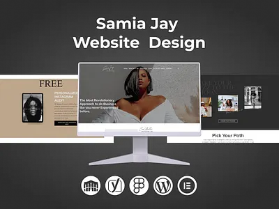 Samia Jay Website Design attractive website business website design graphic design landing page responsive website web design website design