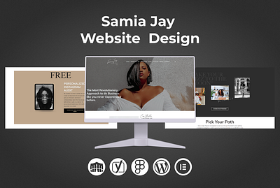 Samia Jay Website Design attractive website business website design graphic design landing page responsive website web design website design