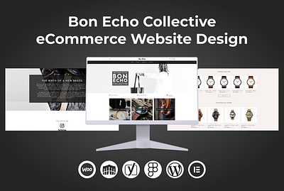 Bon Echo Collective eCommerce Website Design attractive website business website design graphic design illustration landing page responsive website web design website design