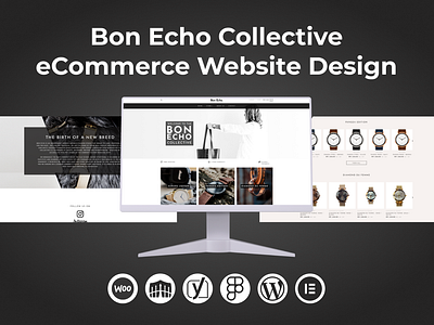 Bon Echo Collective eCommerce Website Design attractive website business website design graphic design illustration landing page responsive website web design website design