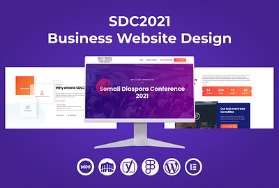 SDC2021 Business Website Design attractive website business website design graphic design illustration landing page responsive website web design website design