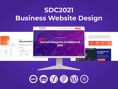 SDC2021 Business Website Design attractive website business website design graphic design illustration landing page responsive website web design website design