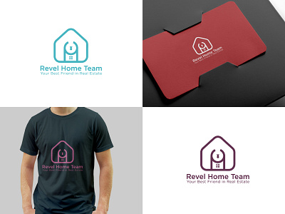 Revel Home Team Logo Design (Unused Concept) branding design graphic design graphicsdesign home logo house logo illustration logo logo design logo designer logodesign modern logo design real state logo real state logo design ui vector