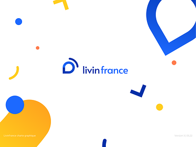 LivinFrance - Branding branding design graphic design graphicdesign graphicdesigner logo