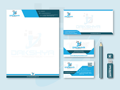 Dakshya Freondtech Stationery design / Brand identity brand identity branding business cards carddesign corporate corporte design envelopes graphicdesign identity letterheads mockups office official pack professional stationery vector visiting visual identity