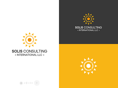 Solis Consulting Logo consulting logo design minimal sun