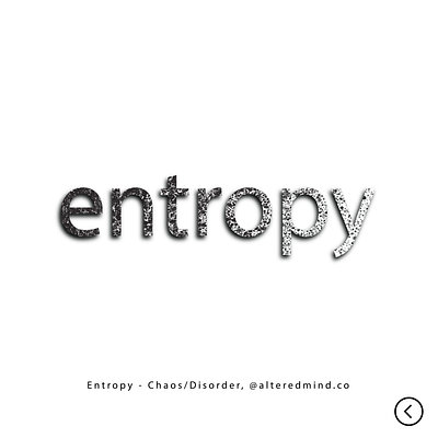 Entropy - Chaos/Disorder @alteredmind.co branding graphic design logo