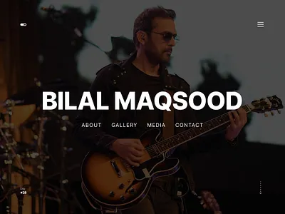 The landing page of favorite musician admindashboard app branding dashboard design graphic design illustration landingpage logo music musician ui vector