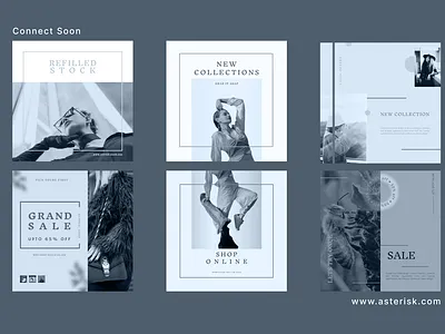 Fashion Banners app branding design typography vector
