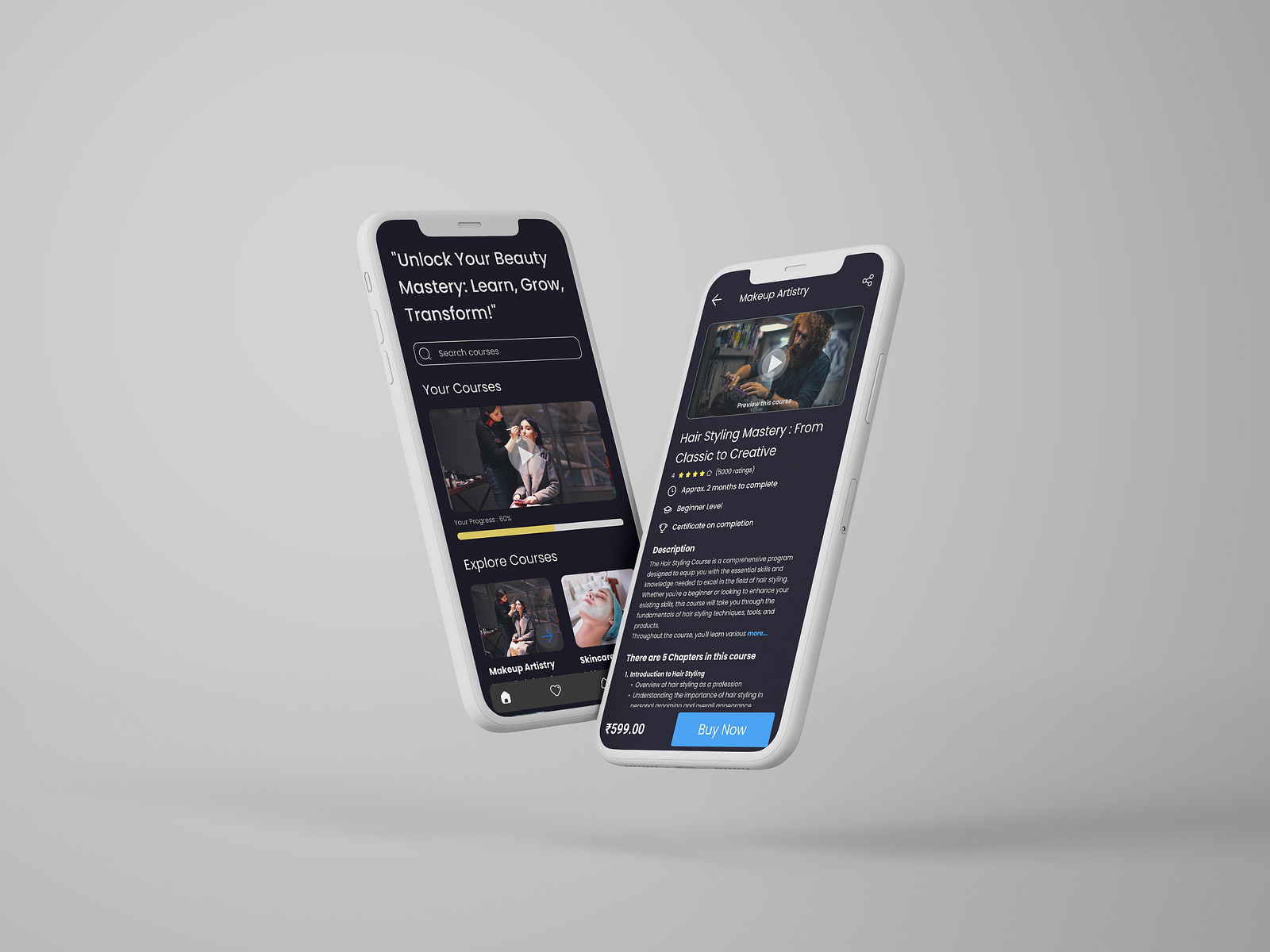 Beauty Parlour Courses App UI by Harsh Dadhich on Dribbble Beauty Parlour Courses App UI by Harsh Dadhich on Dribbble