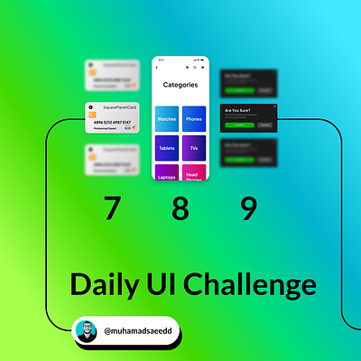 ❄ Trying something new! 🔥 Daily UI Challenge graphic design ui