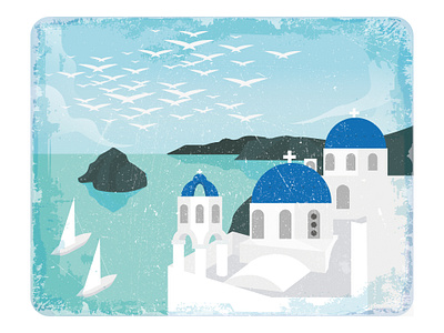 Posters Greece design graphic design illustration poster vector