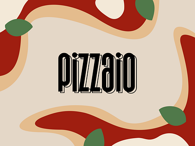 Pizzaio brand identity brand identity branding design food logo modern pizza typography
