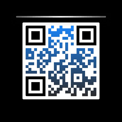 QR Code of animation app code design figma mobile qr ui ux website