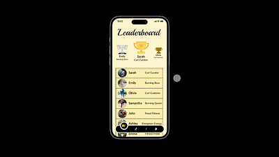 #19 Daily UI challenge - Leaderboard app challenge dailyui design ui ux