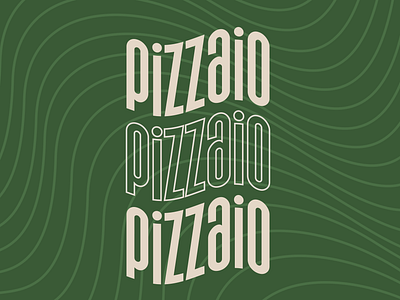 Pizzaio brand identity brand identity branding design food logo modern pizza typographie