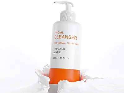 Facial Cleanser 3d advertising blender3d branding cgi cleanser facial photorealistic postproduction product render visualization