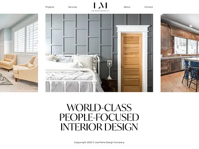 Lisa Marie Design Website branding uxdesign webdesign webdevelopment