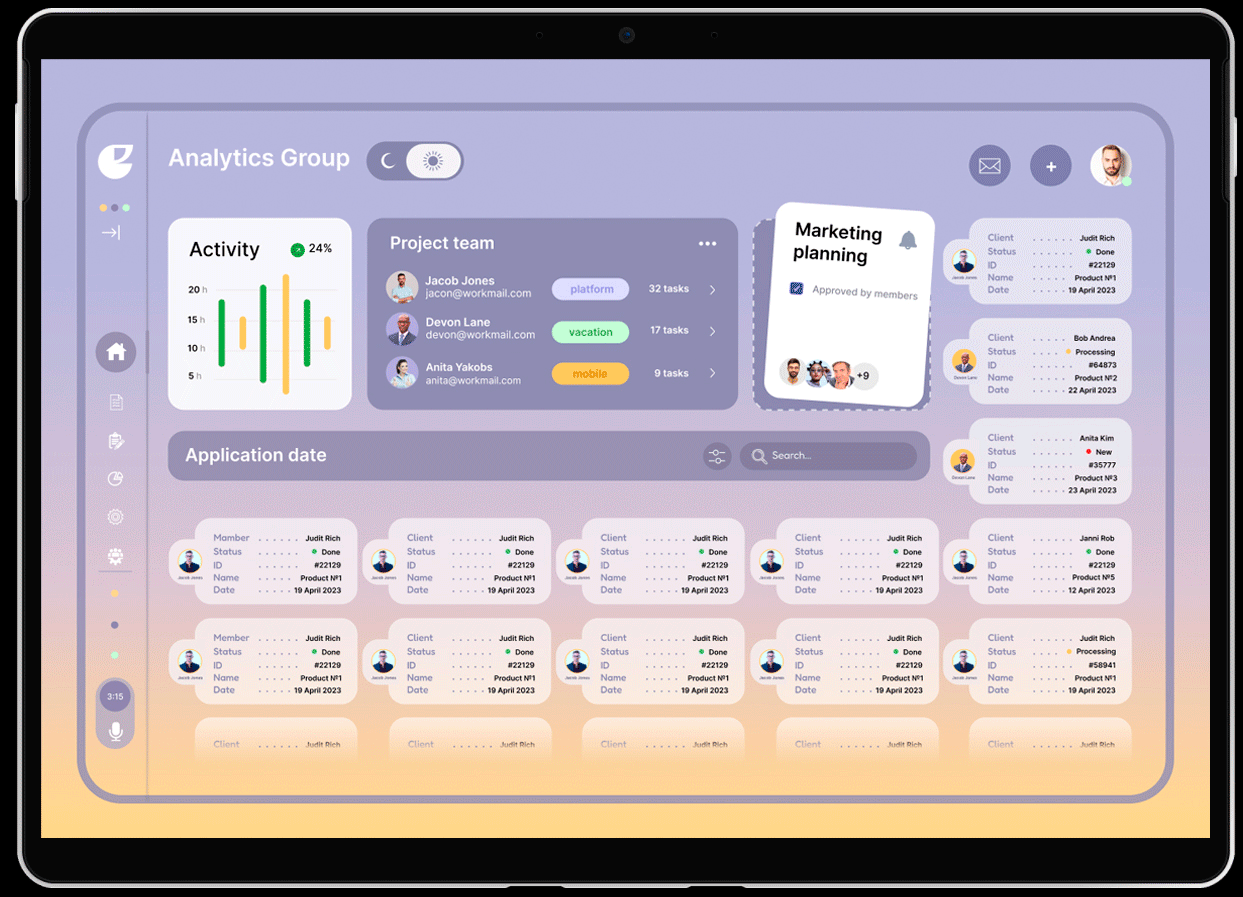 Customer Relationship Management (CRM) - Chat animation branding design graphic design illustration logo prototyping ui ux vector