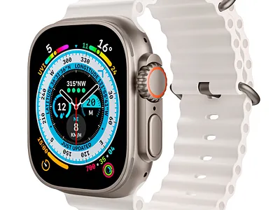 Apple Watch Series 8 3d advertising apple blender3d branding cgi photorealistic postproduction product render series8 visualization watch