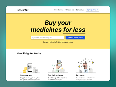 [Day 2] PinLighter 30 day challenge beginner design hero section web design