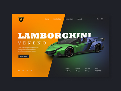 UI CAR SPORT 3d design graphic design icon illustration typography ui