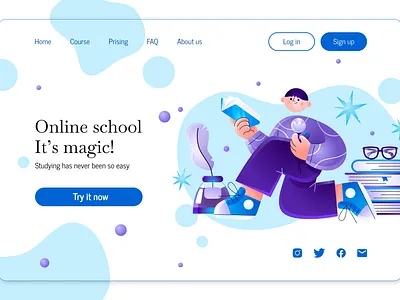 Landing Page - #DailyUi 003 app challenge dailyui design landing ui ux