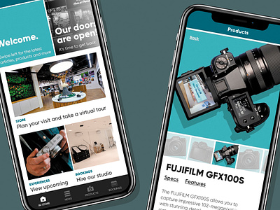 Fujifilm (UK) House of Photography companion app app ui ux