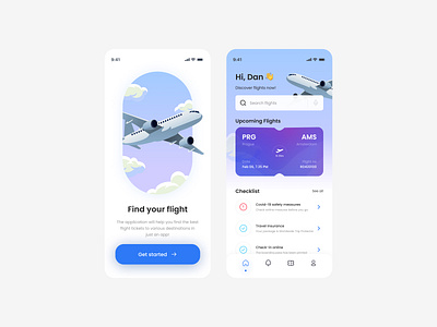 Flight Ticket Booking App app design ui ux