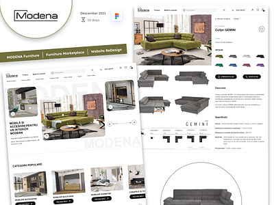 Modena | Furniture Marketplace | Web Design | Redesign design furniture furniture marketplace illustration landingpage logo redesign typography ui uiux design ux vector web design website design