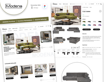 Modena | Furniture Marketplace | Web Design | Redesign design furniture furniture marketplace illustration landingpage logo redesign typography ui uiux design ux vector web design website design
