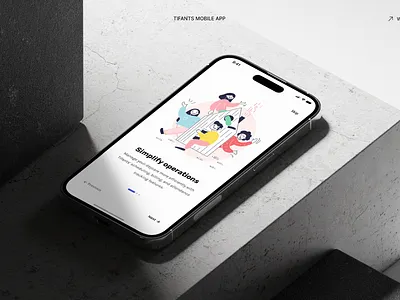 Tifants Nusery Management App app design saas ui ux
