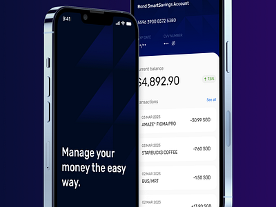 Bond Banking App Design Concept banking banking app banking mobile app design figma finance mobile app ui ux