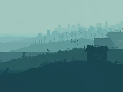 Asèria Harbor 2d animation after effects animation character animation illustration landscape motion graphics