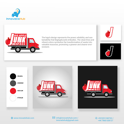 Junk removal logo - Big Apple Junk adobe artwork bigapplejunk branding design efficientjunkremoval graphicdesign greenenvironment illustration innovatixhubdesigns junklogo logo logo mark logodesign marketing minimalist logo photography typography vector webdesign