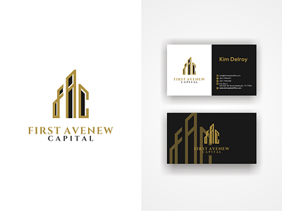 A Creative Letter-Based Real Estate Logo Design | Business Card branding business business card card creative design designer graphic design illustrator letter logo marketing photoshop printing professional real estate social media stationary template vector