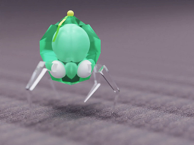 Fragile Crab 3d animation blender character character animation crab illustration motion motion graphics