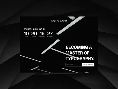 Day 014 - Countdown Timer 2d abstract countdown countdowntimer dailyui dailyui014 minimal typography ui