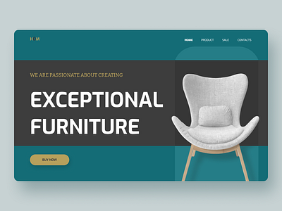Furniture website design chair chair furniture clean decor design furnish wood homedecor interface interior ui ux web web design website website design