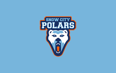Snow City Polars athletic ball basketball branding design esports illustration logo mascot mascot logo sport sports sports branding sports logo