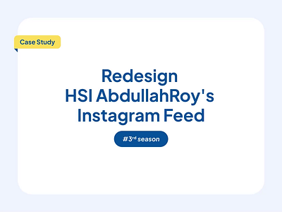 003. (Preview) Case Studies of all projects at HSI AbdullahRoy's abdullahroy animation branding design graphic design hsi ig feed interaction ui ux