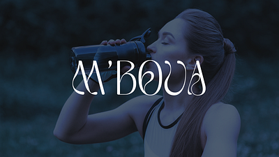 M'BOUA | Natural mineral water brand branding design graphic design logo social media