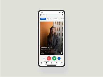UX Parody - LinkedIn if it has a dating feature adobexd app bumble dating design figma freebies linkedin minimal mobile mobile app design mobile ui parody tinder ui ux ux design