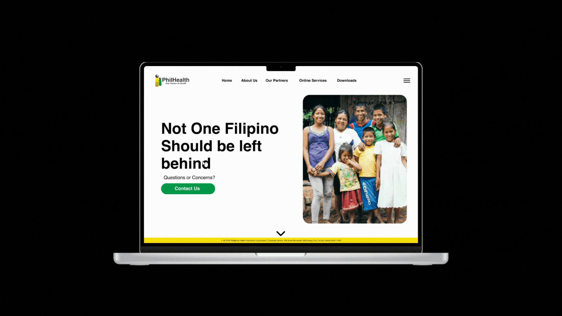 Philhealth Insurance - Landing Page healthcare homepage landing landing page philhealth popular redesign ui ui design ux design website